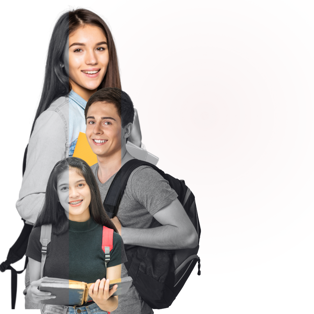 Students Holding bags