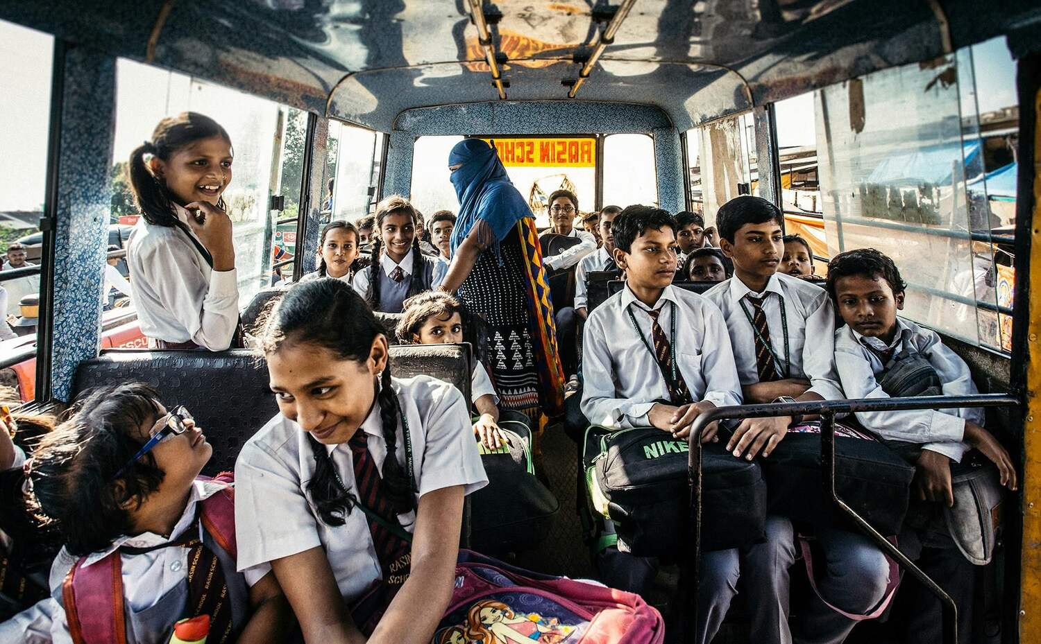 Overcrowded buses creating discomfort for students
