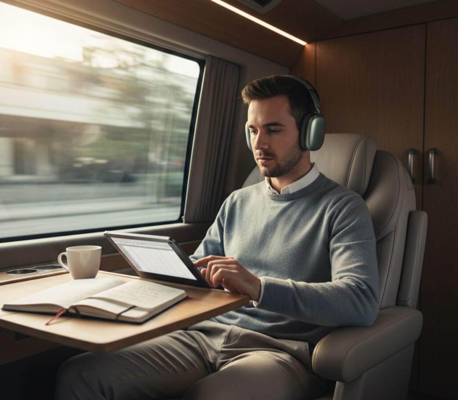 Productive daily commute while using pick and drop service